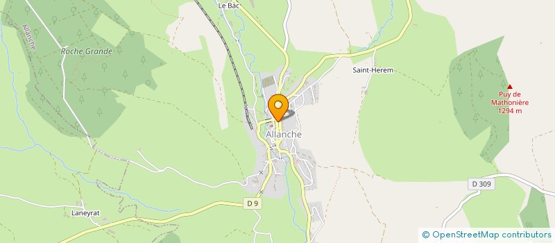 localisation de l'entreprise LOU SIMBEU à ALLANCHE