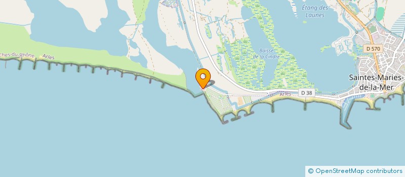 localisation de l'entreprise LOU SIMBEU BARONCELLI  SAINTES-MARIES-DE-LA-MER