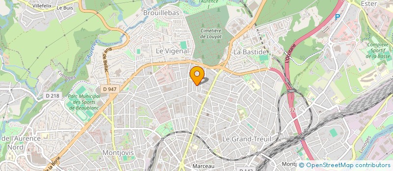 localisation de l'entreprise LOU SOLIDAIRES à LIMOGES