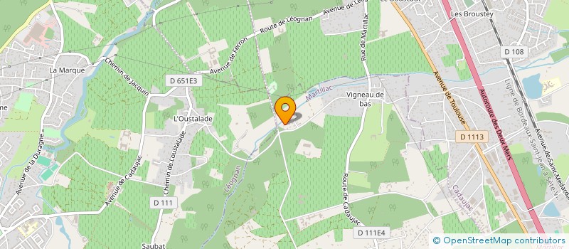 localisation de l'entreprise LOU SOMBA  MARTILLAC