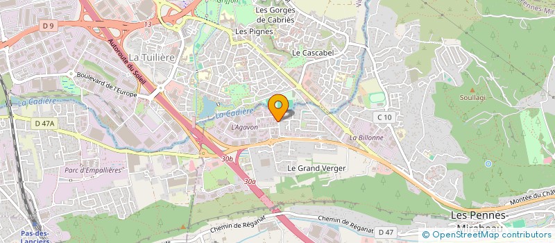 localisation de l'entreprise LOU SOULEOU à LES PENNES-MIRABEAU
