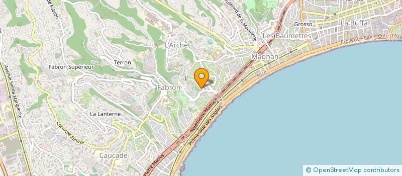 localisation de l'entreprise LOU TEAM à NICE