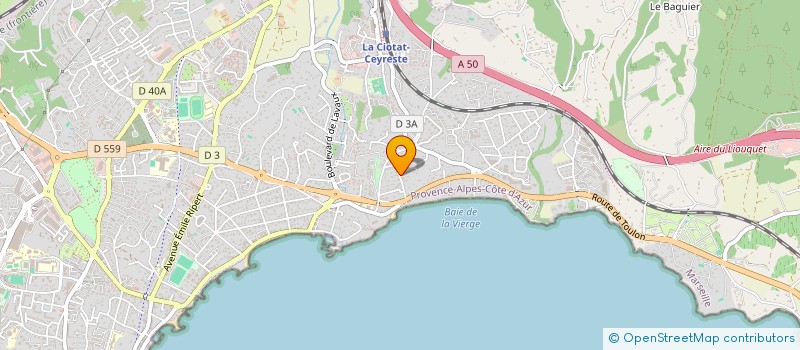 localisation de l'entreprise LOU TRANQUILLOU  LA CIOTAT