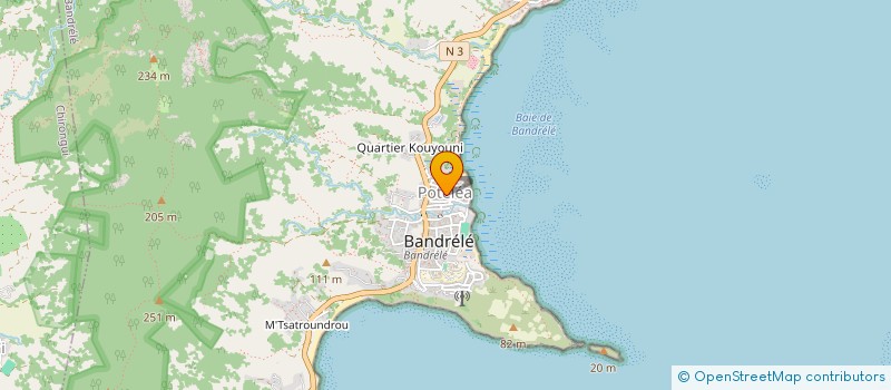 localisation de l'entreprise LOU-TRANS à BANDRELE