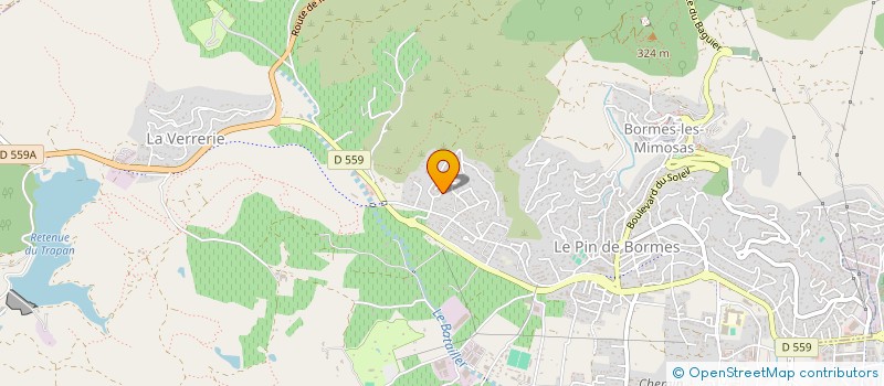localisation de l'entreprise LOU VALAT à BORMES-LES-MIMOSAS