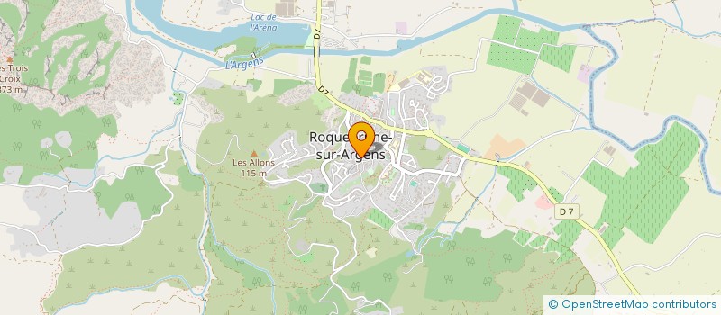 localisation de l'entreprise LOU VALAT RAYOULIE à ROQUEBRUNE-SUR-ARGENS