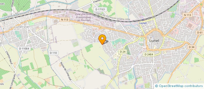 localisation de l'entreprise LOU VELOUT PESCALUNE à LUNEL