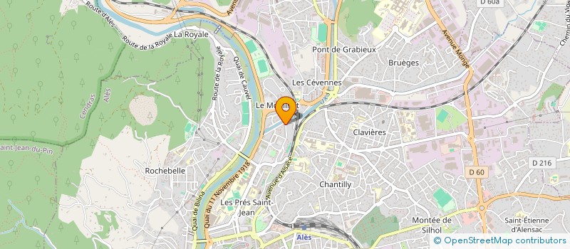 localisation de l'entreprise LOU VTT à ALES