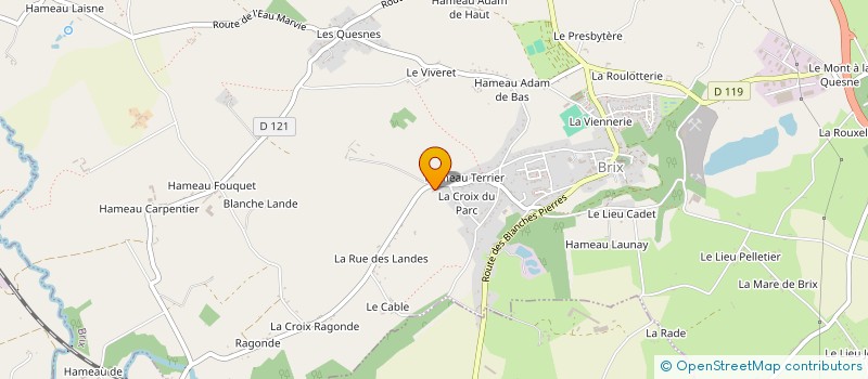 localisation de l'entreprise LOUADE  BRIX