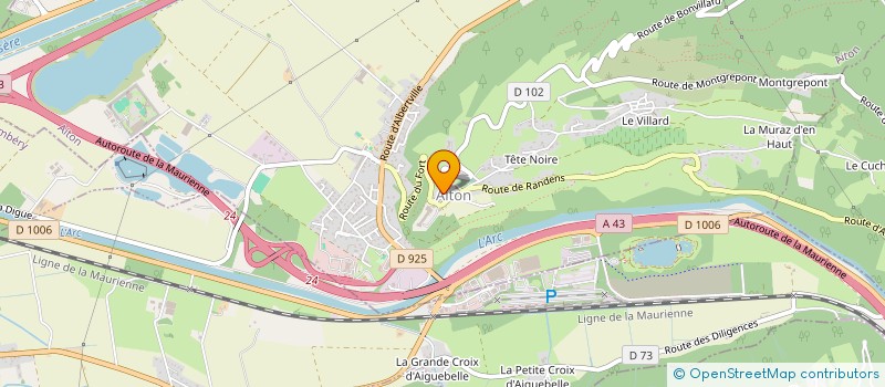 localisation de l'entreprise LOUALTAZ  AITON