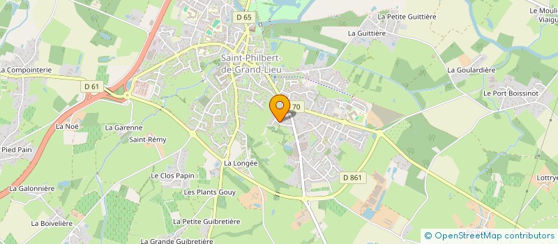 localisation de l'entreprise LOUAN à SAINT-PHILBERT-DE-GRAND-LIEU