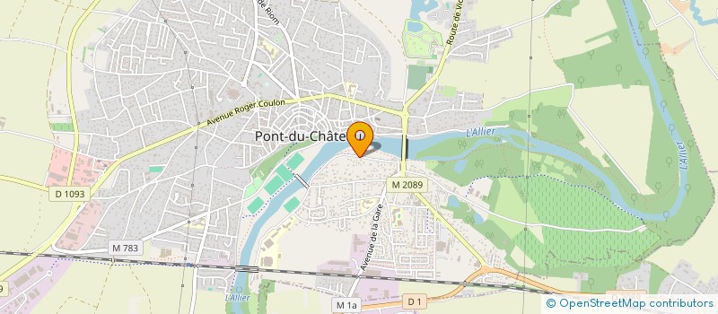 localisation de l'entreprise LOUAN  PONT-DU-CHATEAU