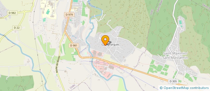 localisation de l'entreprise LOUAND  UZES