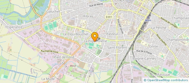 localisation de l'entreprise LOUANDJI CONSULTING à NIORT