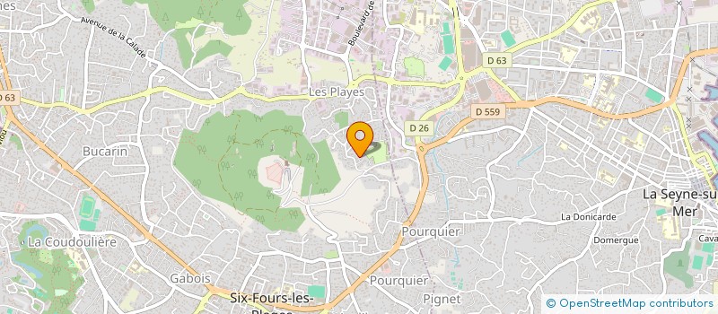 localisation de l'entreprise LOUANDJO à SIX-FOURS-LES-PLAGES