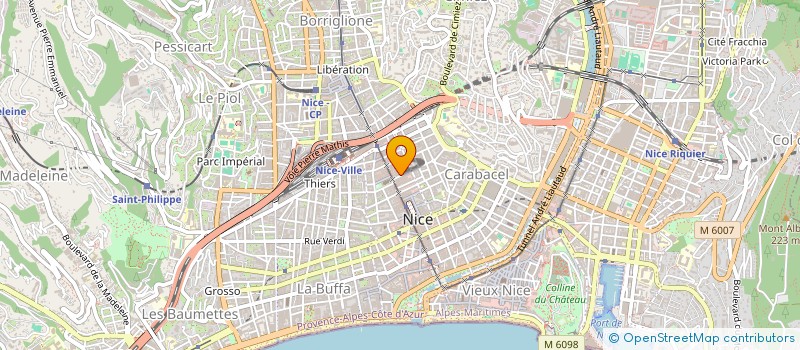 localisation de l'entreprise LOUANDRE à NICE