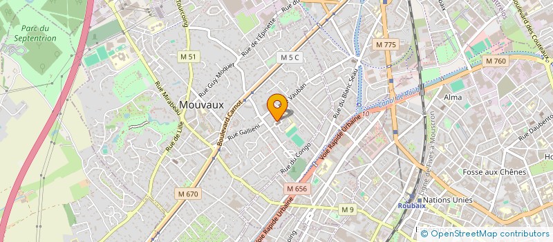 localisation de l'entreprise LOUANE  WASQUEHAL