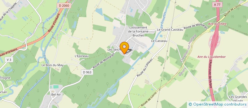 localisation de l'entreprise LOUANE  CHEVILLON-SUR-HUILLARD