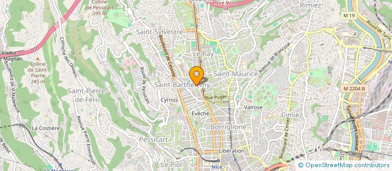 localisation de l'entreprise LOUANE  NICE