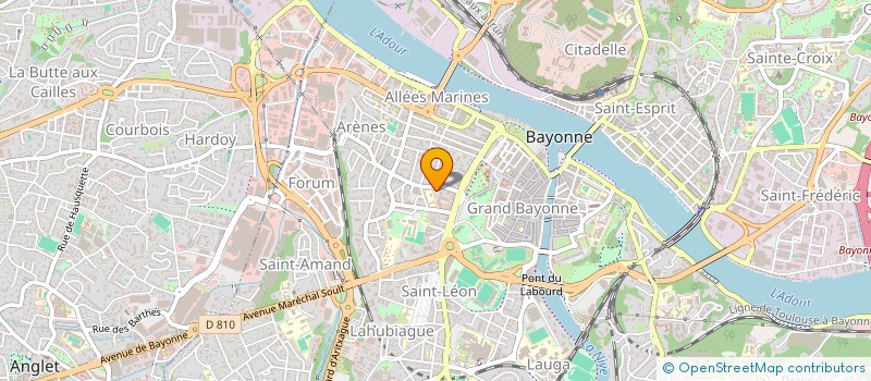localisation de l'entreprise LOUANGO à BAYONNE