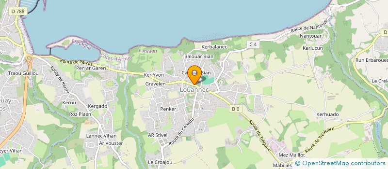 localisation de l'entreprise LOUANNEC SANTE  LOUANNEC