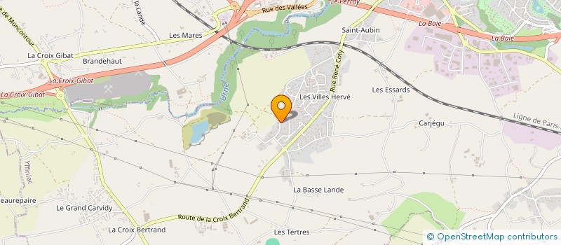 localisation de l'entreprise LOUANON à YFFINIAC