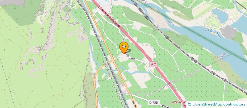 localisation de l'entreprise LOUANT  ORGON