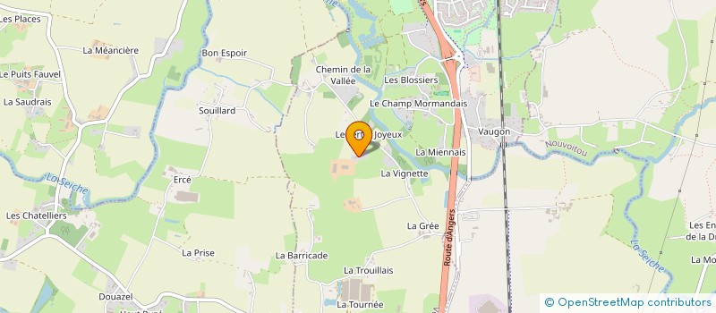 localisation de l'entreprise LOUAPRE  VERN-SUR-SEICHE