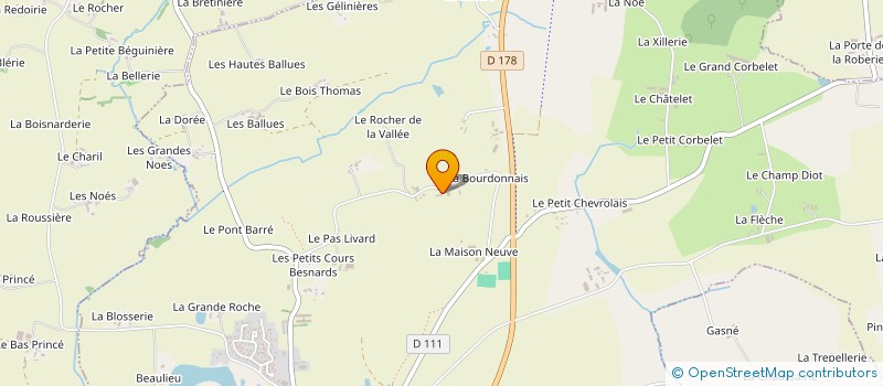 localisation de l'entreprise LOUAPRE JEAN-CLAUDE à MOUTIERS