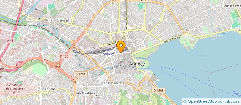 localisation de l'entreprise LOUARD à ANNECY