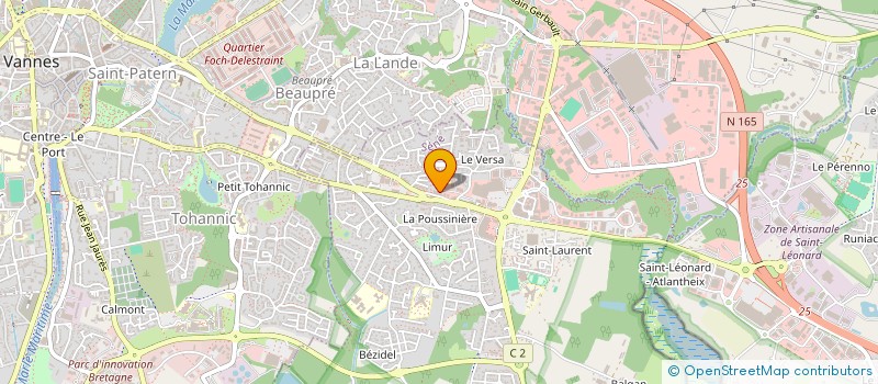 localisation de l'entreprise LOUARN à SENE