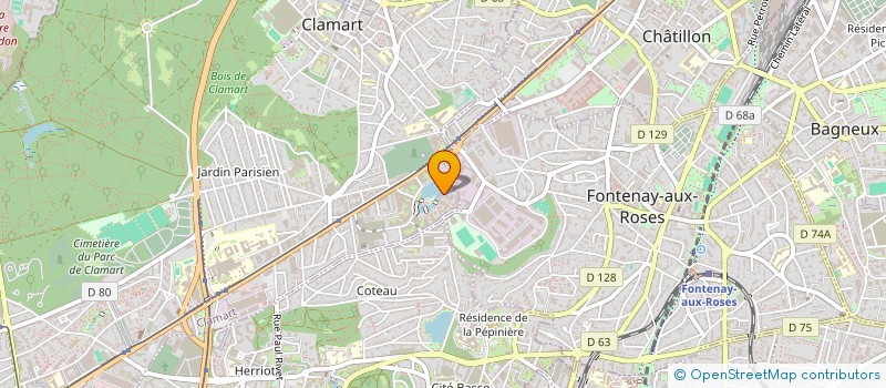 localisation de l'entreprise LOUARN à CLAMART