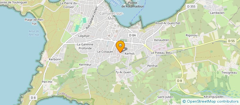 localisation de l'entreprise LOUARN SQUARE  CAMARET-SUR-MER