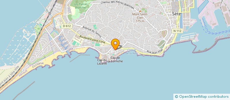 localisation de l'entreprise LOUASETE à SETE