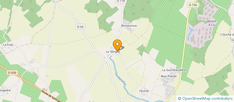 localisation de l'entreprise LOUASSIER TP à ROUILLAC