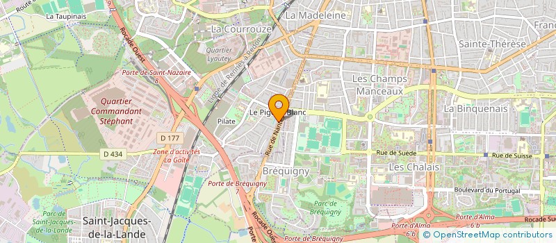 localisation de l'entreprise LOUAZEL IMMO  SAINT-JACQUES-DE-LA-LANDE