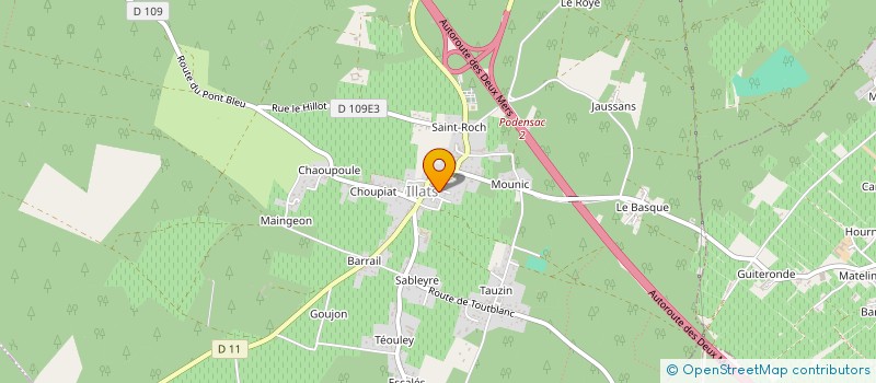 localisation de l'entreprise LOUBAN  ILLATS