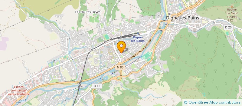 localisation de l'entreprise LOUBASSANE DK à DIGNE-LES-BAINS