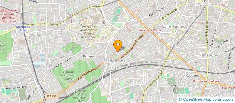 localisation de l'entreprise LOUBATY  BORDEAUX