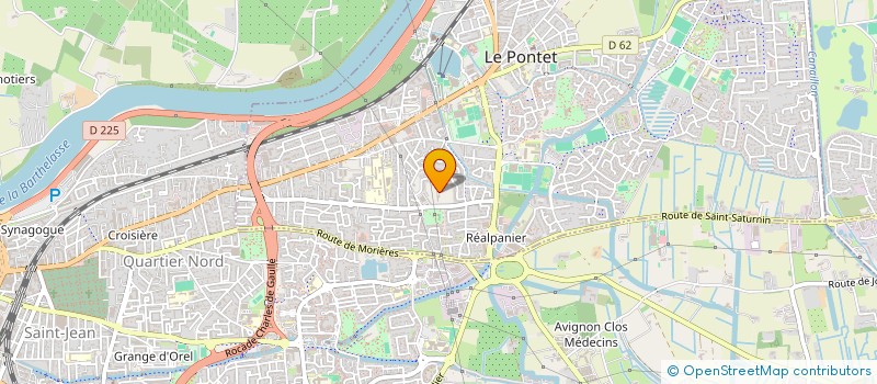 localisation de l'entreprise LOUBE  LE PONTET