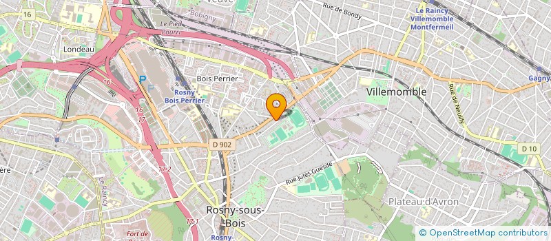 localisation de l'entreprise LOUBEL INVEST  ROSNY-SOUS-BOIS