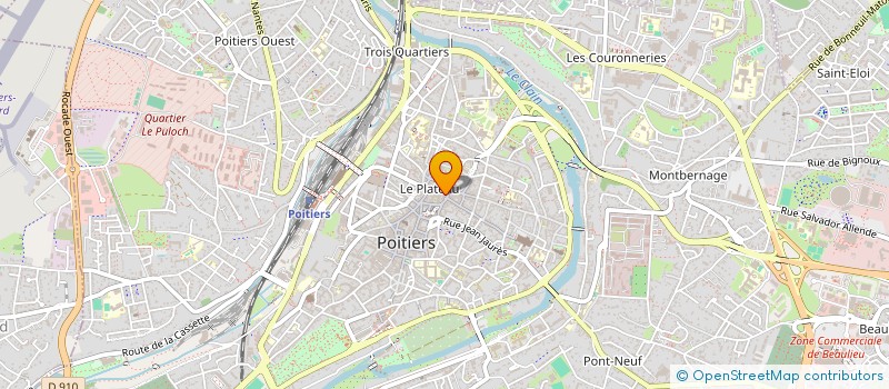 localisation de l'entreprise LOUBEN  POITIERS