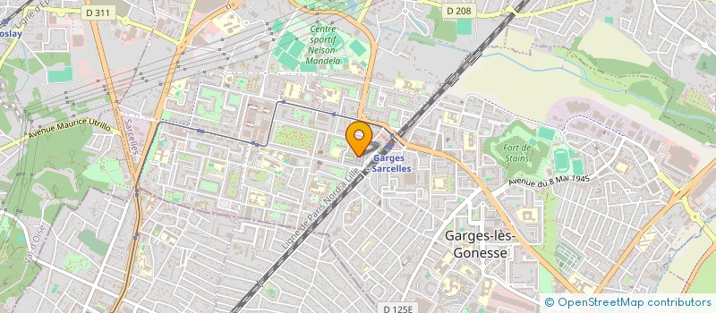 localisation de l'entreprise LOUBENS TAXI  SARCELLES