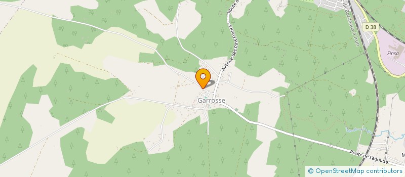 localisation de l'entreprise LOUBERE MOTOCULTURE  MORCENX-LA-NOUVELLE