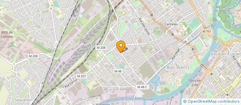 localisation de l'entreprise LOUBERT SARL à ROUBAIX