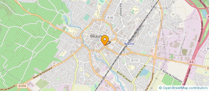 localisation de l'entreprise LOUBET à BEAUNE
