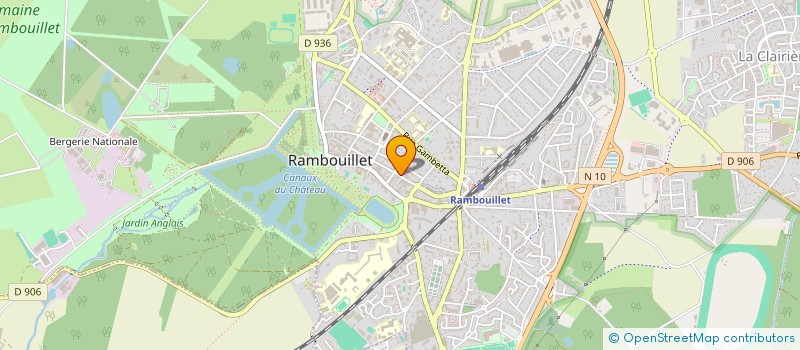localisation de l'entreprise LOUBET RAMBOUILLET  RAMBOUILLET