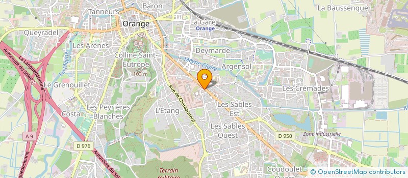 localisation de l'entreprise LOUBIERE FIDUCIAIRE  ORANGE