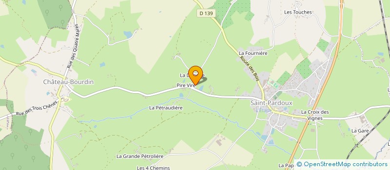 localisation de l'entreprise LOUBIN  PARTHENAY