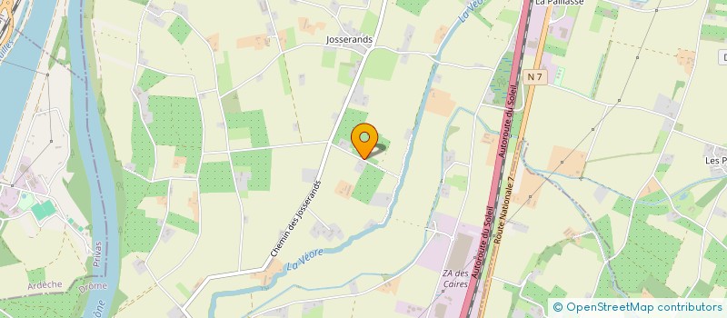 localisation de l'entreprise LOUBINVIER  ETOILE-SUR-RHONE